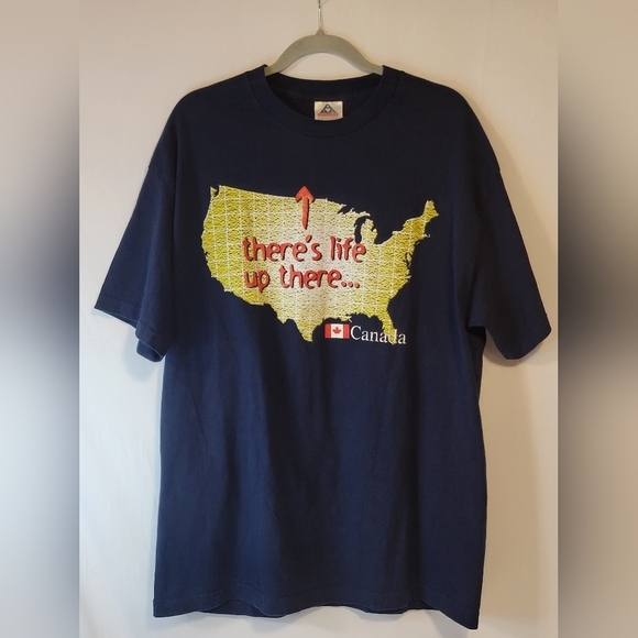 CANADA "There's Life Up There" T-Shirt (Triple AAA Tag) - Picture 1 of 6